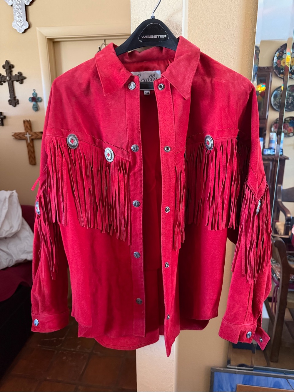 Vintage Scully Suede Fringed Western Jacket